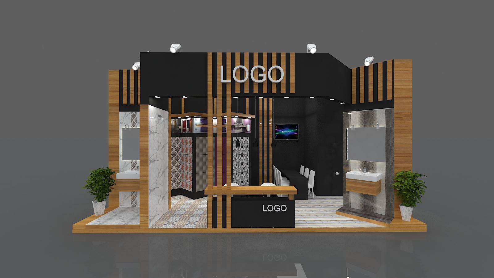 Ahşap Stand